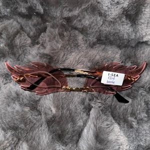 unisex, sunglasses pink flame shape brand new never used